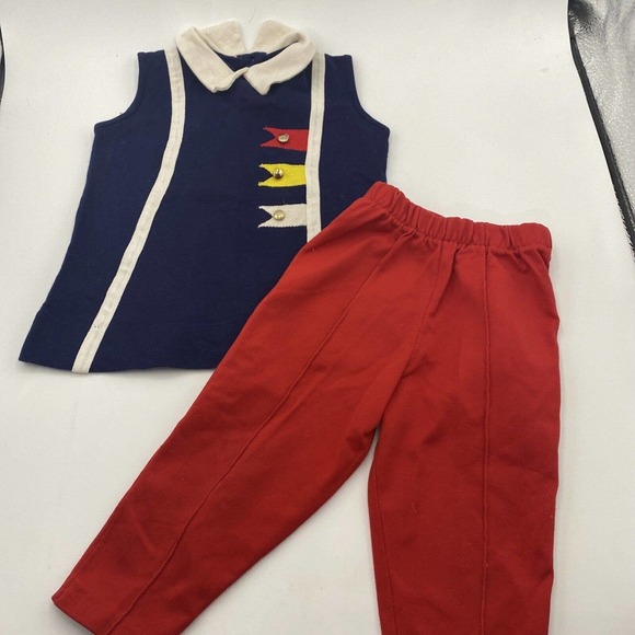 Scotties Cromwell Mills Vintage Nautical Outfit Size 12-18 Months - Picture 2 of 8